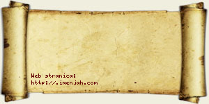 Jagoda Stanimirović vizit kartica